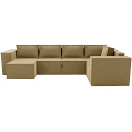 Диван модульный Лофт П-образный Light Brown