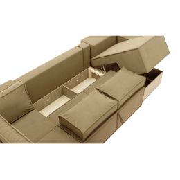 Диван модульный Лофт П-образный Light Brown