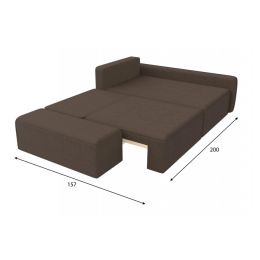Диван модульный Портленд Сountry Brown