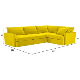 Диван модульный угловой Марсия Еллоу