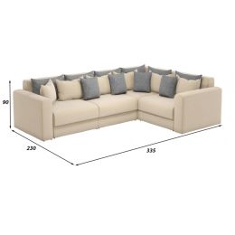 Диван модульный угловой Мэдисон Сountry Beige