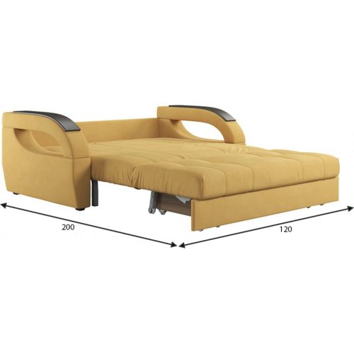 Диван Монреаль Plush Yellow