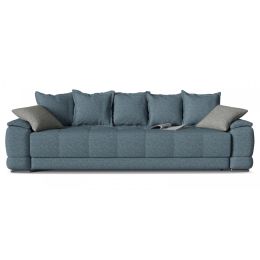 Диван прямой Nordkisa еврокнижка Дрим блю