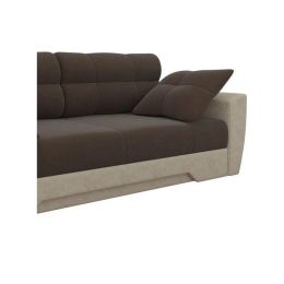 Диван прямой Амстердам Beige&Brown еврокнижка