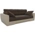 Диван прямой Амстердам Beige&Brown еврокнижка