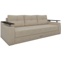 Диван прямой Лотос  Беж еврокнижка