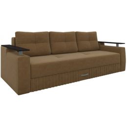 Диван прямой Лотос  Беж еврокнижка