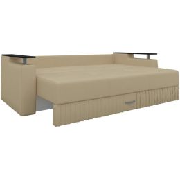 Диван прямой Лотос  Беж еврокнижка