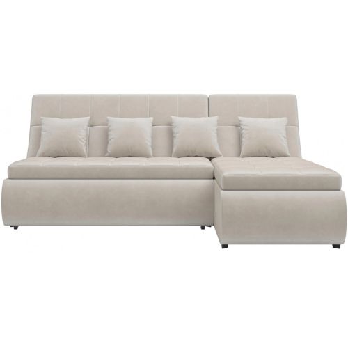 Диван угловой Дубай Вельвет Бархат Beige