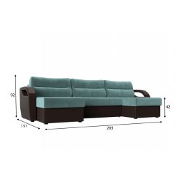 Диван угловой Форсайт Микс Plush 2