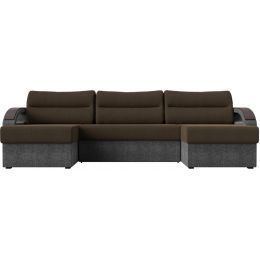 Диван угловой Форсайт Сountry Brown-Grey