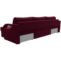 Диван угловой Форсайт Вельвет Red