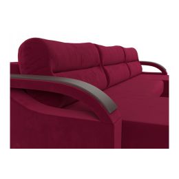 Диван угловой Форсайт Вельвет Red