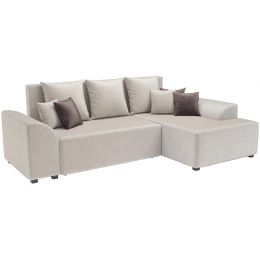 Диван угловой Каскад Вельвет Бархат Beige