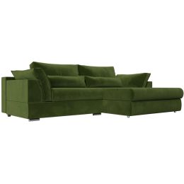 Диван угловой Пекин Вельвет Green