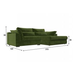 Диван угловой Пекин Вельвет Green
