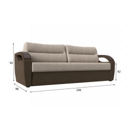 Диван Форсайт Сountry Beige-Brown