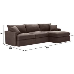 Диван модульный угловой Марсия Brown