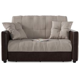 Диван прямой Карина 2 Беж аккордеон