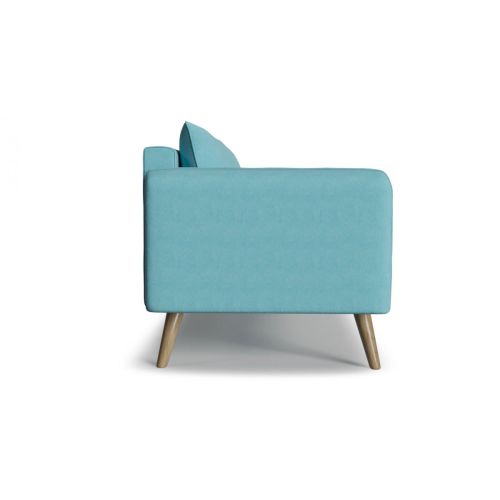 Диван прямой Нейт азур нераскладной