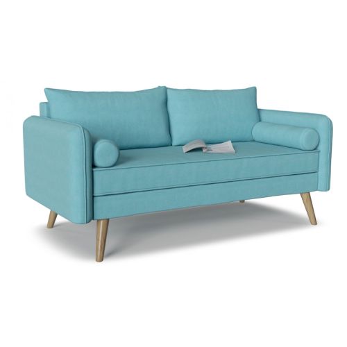 Диван прямой Нейт азур нераскладной