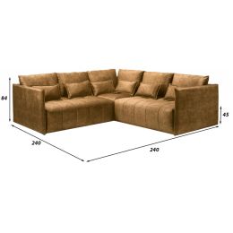 Диван угловой Чилетти Лонг Light Brown