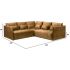 Диван угловой Чилетти Лонг Light Brown