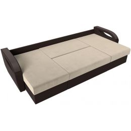 Диван угловой Форсайт Вельвет Микс Beige-Brown