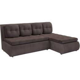 Диван угловой Кормак Вельвет Brown