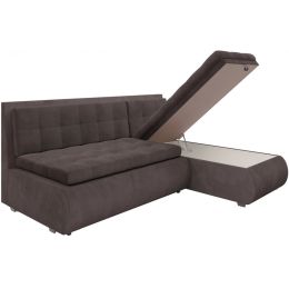 Диван угловой Кормак Вельвет Brown