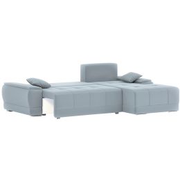 Диван угловой Нордкиса Plush Мини Light Grey