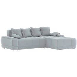Диван угловой Нордкиса Plush Мини Light Grey
