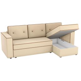 Диван угловой Принстон Matting Beige еврокнижка