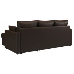 Диван угловой Риммини Brown кожаный