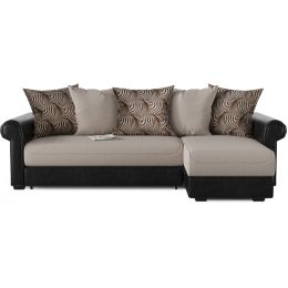 Диван угловой Слим (Сохо) Беж еврокнижка