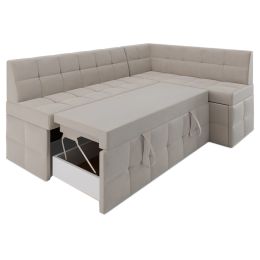 Кухонный диван Атлас Вельвет Бархат Beige