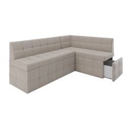 Кухонный диван Атлас Вельвет Бархат Beige