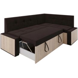Кухонный диван Бали Кордрой Brown