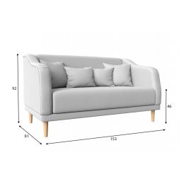 Кухонный диван Киото White