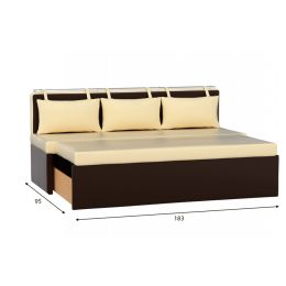 Кухонный диван Метро Brown