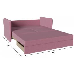 Диван детский Лени Plush Пинк