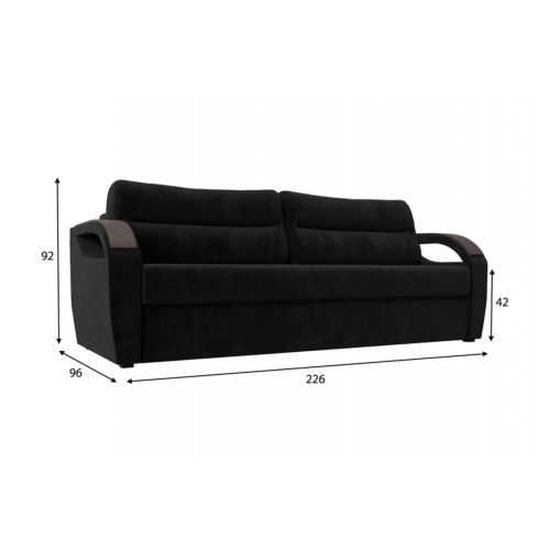 Диван Форсайт Plush Black