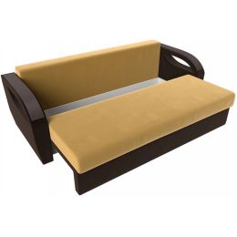 Диван Форсайт Вельвет Еллоу-Brown