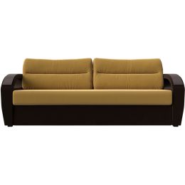 Диван Форсайт Вельвет Еллоу-Brown