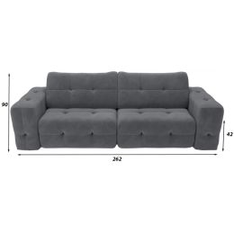 Диван модульный Спилберг Plush Grey
