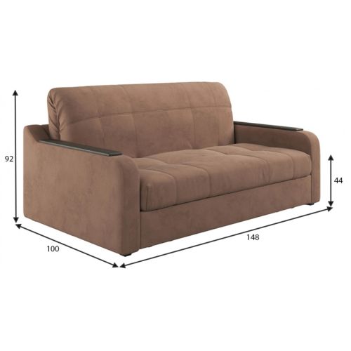 Диван Наполи Plush Brown