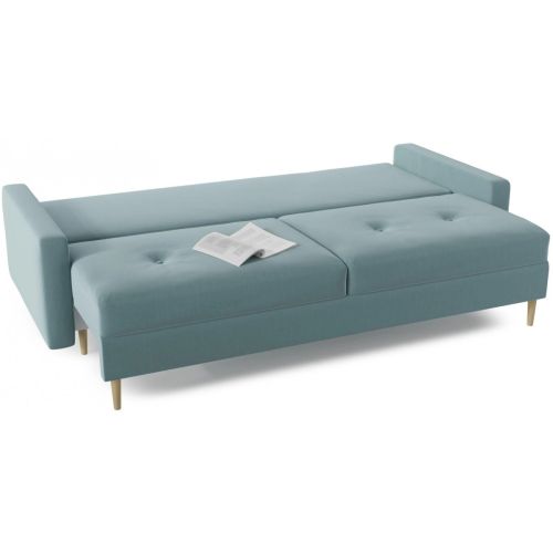 Диван прямой Белфаст блю  пантограф