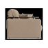 Диван прямой Карина Light Beige аккордеон