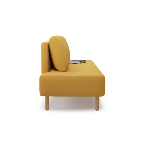Диван прямой Татуин Textile Yellow