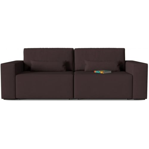 Диван прямой трансформер Марлон Dark brown